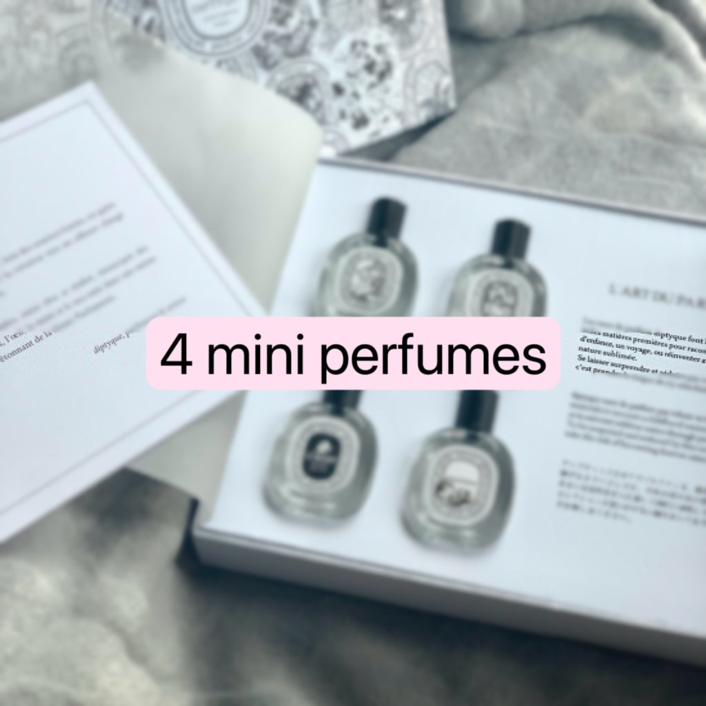 4 mini perfume set