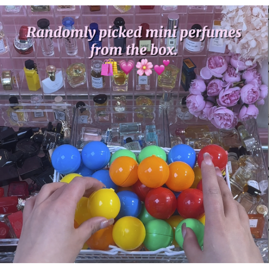 Lucky Balls for popular mini perfumes