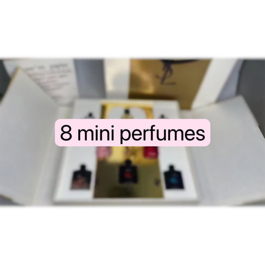 8 mini perfume set
