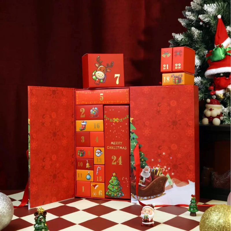 The 24-Day Advent Calendar (Santa Deer Box)